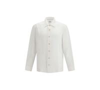 Brunello Cucinelli White Linen Dress Shirt - M