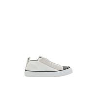 Brunello Cucinelli White Nylon Low Top Sneakers - EU41/US11