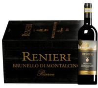 Brunello di Montalcino Riserva DOCG 2016 6 bottiglie in cassetta di legno 4,5 l