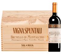 Brunello di Montalcino Vigna Spuntali DOCG 2018 6 bottiglie in cassetta di legno 4,5 l