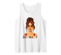 Brunette German Girl Germany Flag German Girlfriend Wife Canotta