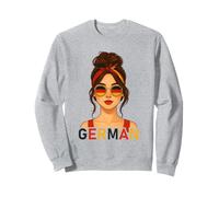 Brunette German Girl Germany Flag German Girlfriend Wife Felpa