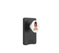 Brunette German Girl Germany Flag German Girlfriend Wife PopSockets PopWallet per MagSafe