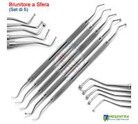 Brunitore a Sfera Dentale Plugger Amalgama Strumenti di Riempimento Composito X5