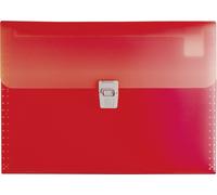 Brunnen 102024023 Fact Folder Translucent Polypropylene Film A4 Pack of 10 - Red