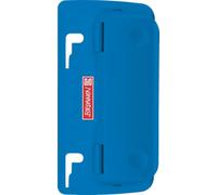 Brunnen 102065033 - Perforatrice tascabile Colour Code da rilegare, con righello e funzione di supporto, colore: Blu/Azzurro