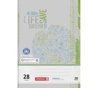 Brunnen 1026366361 - Quaderno per la scuola, formato A4, 16 fogli