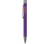 Brunnen 102911360 Colour Code - Penna a sfera gommata, lunghezza 14 cm, colore: Viola