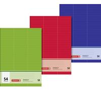 Brunnen 1043735 Vocabulary (A4, 32 Sheets, Lined, 3 Columns, ruling 54)