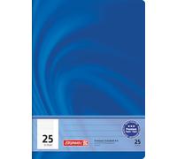 BRUNNEN 104442502 Quaderno scolastico A4, 32 pagine bianche con fogli a righe, rigatura 25