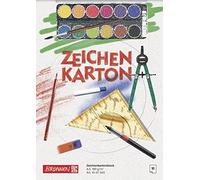 Brunnen - Blocco da disegno in cartoncino, formato A3, 190 gr/mq, 10 fogli, dimensioni: 297 x 420 mm