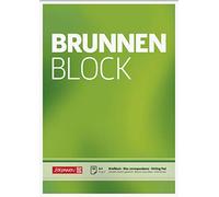 Brunnen 1052726 - Blocco per lettere, formato A4, 50 fogli bianchi, 70 g/m²