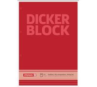 Brunnen 1052787 - Blocco per lettere, formato A4, a righe, 100 fogli, 60 g/m², 4 fori