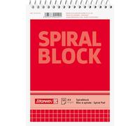 Brunnen 1055372 - Blocco a spirale, formato A6, a quadretti, 50 fogli, 60 g/m²
