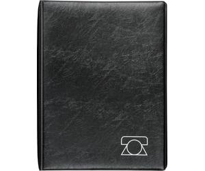 BRUNNEN 106434090 - Raccoglitore ad anelli, formato A5, 18 x 23,5 cm, 26 pezzi, colore: Nero