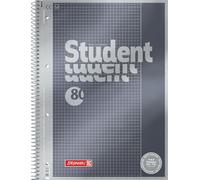 Brunnen, 1067174 Blocco note/quaderno, Premium Duo, raffinata copertina con effetto metallizzato A4