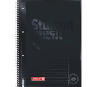 Brunnen 1067925190 - Blocco note "Student Colour Code (A4 a righe, rigatura 25, 90 g/m², 80 fogli), colore: Nero