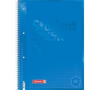 Brunnen 1067928133 - Blocco note Student Colour Code (A4, rigatura 28, 90 g/m², 80 fogli, colore: Blu