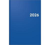 BRUNNEN 1079561036 | Buchkalender Mod. 795 2026 | A5, Kunststoff, blau