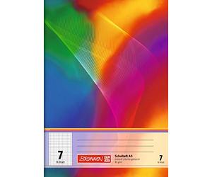 Brunnen, 25 quaderni scolastici, formato A5, Lin 7, 16 pagine