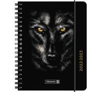 Brunnen Agenda scolastica "Wolf" 2022/2023 A6, 2 pagine = 1 settimana, 1071855063, motivo: lupo