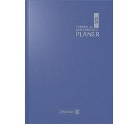 BRUNNEN Agenda settimanale 2023/2024, blu, 2 pagine = 1 settimana