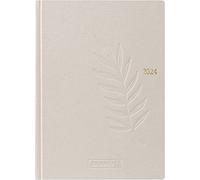 BRUNNEN Agenda settimanale modello 731 2024 2 pagine = 1 settimana formato foglio 10 x 14 cm canapa