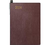 BRUNNEN Agenda tascabile mod. 723 2026 | A7 ecopelle bordeaux