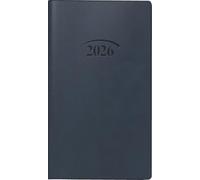BRUNNEN Agenda tascabile mod. 751 2026 | A6 plastica blu scuro