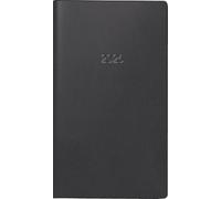 BRUNNEN Agenda tascabile mod. 753 2026 | A6 plastica nera