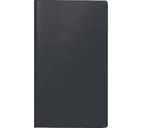 BRUNNEN Agenda tascabile mod. 755 2026 | A6 orizzontale, pelle, nero