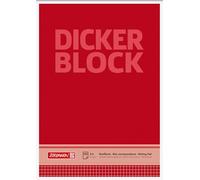 Brunnen Baier Schneider & Briefpapierblock - Blocco per appunti, formato A4, a quadretti, 100 pezzi, colore: Bianco