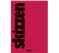 Brunnen - Blocco da disegno/schizzo, formato A2, 420 x 594 mm, 110 g/mq, 30 fogli