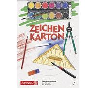 Brunnen - Blocco di cartoncini da disegno, 210 x 297 mm, formato A4, 190 190 g/mq