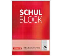 Brunnen - Blocco per appunti, design Brunnen, 70 g/mq, A4, Lin 26,