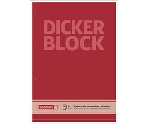 Brunnen - Blocco per lettere, formato A4, 60 g, 100 fogli, 5 pz
