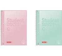 Brunnen Blocco universitario Premium Student Pastello A4, colori pastello