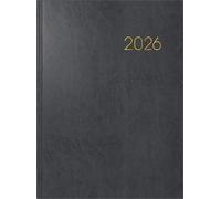 BRUNNEN Calendario a libro mod. 797 2026 | 168 × 240 mm plastica nero