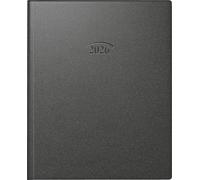 BRUNNEN Calendario a libro mod. Manager Wt 7 Weektimer 2026 | 210 × 260 mm, plastica, nero
