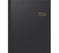 BRUNNEN Calendario a libro mod. Manager Wt 7 Weektimer 2026 | 210 × 260 mm, plastica, nero