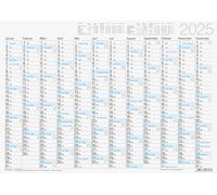 BRUNNEN Calendario da tavola (2025), 1 pagina = 12 mesi, A3 orizzontale