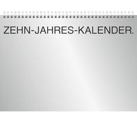 BRUNNEN Calendario decennale 2026-2035, formato A4, orizzontale, 297 x 210 mm