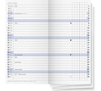 BRUNNEN Calendario di ricambio settimanale mod. 740 2026 | 78 × 153 mm