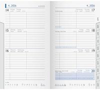 BRUNNEN Calendario di ricambio settimanale mod. 756 2026 | 87 × 153 mm, cartone bianco