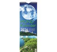 BRUNNEN Calendario lunare 2026 | 155 × 428 mm