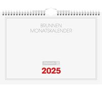 BRUNNEN Calendario mensile 2025 | 297 × 210 mm