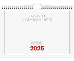 BRUNNEN Calendario mensile 2025 | 297 × 210 mm