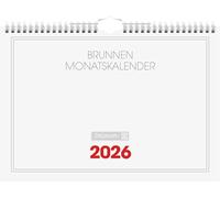 BRUNNEN Calendario mensile 2026 | 297 × 210 mm
