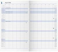 BRUNNEN Calendario mensile di ricambio mod. 750 2026 | 87 × 153 mm, cartone bianco