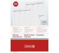 BRUNNEN Calendario settimanale Business 2026 forma a colonna | A5